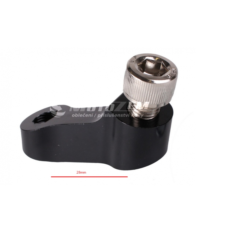Universele adapter voor spiegelverlenging R-TECH M8 zwart