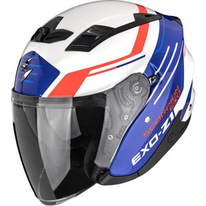 Scorpion EXO-Z1 Prymus open motorhelm wit-blauw-rood
