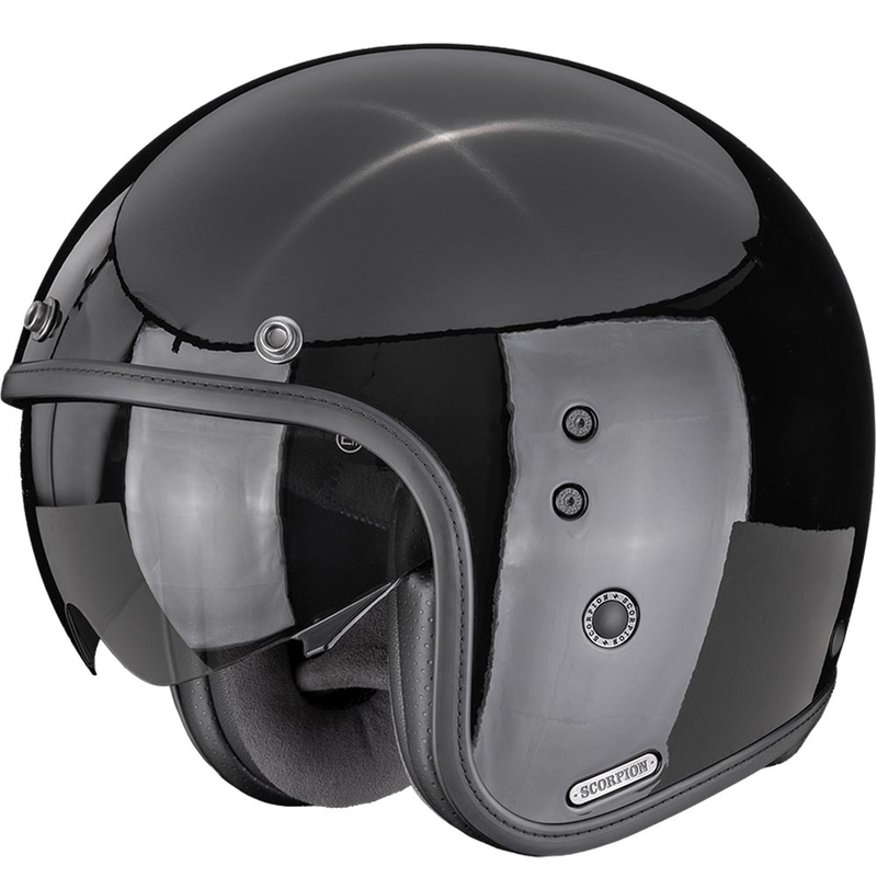 Scorpion Belfast II Solid open motorhelm zwart
