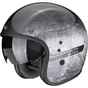 Scorpion Belfast II Quest open motorhelm zilver-zwart