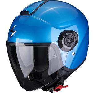 Scorpion EXO-CITY II Solid open motorhelm, metallic blauw