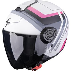 Scorpion EXO-CITY II Sport open motorhelm matgrijs-roze