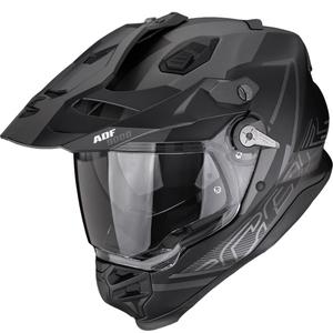 Endurohelm Scorpion ADF-9000 Air Summit matzwart-zilver