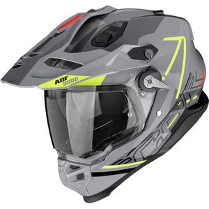 Endurohelm Scorpion ADF-9000 Air Summit zilver-fluorescent geel