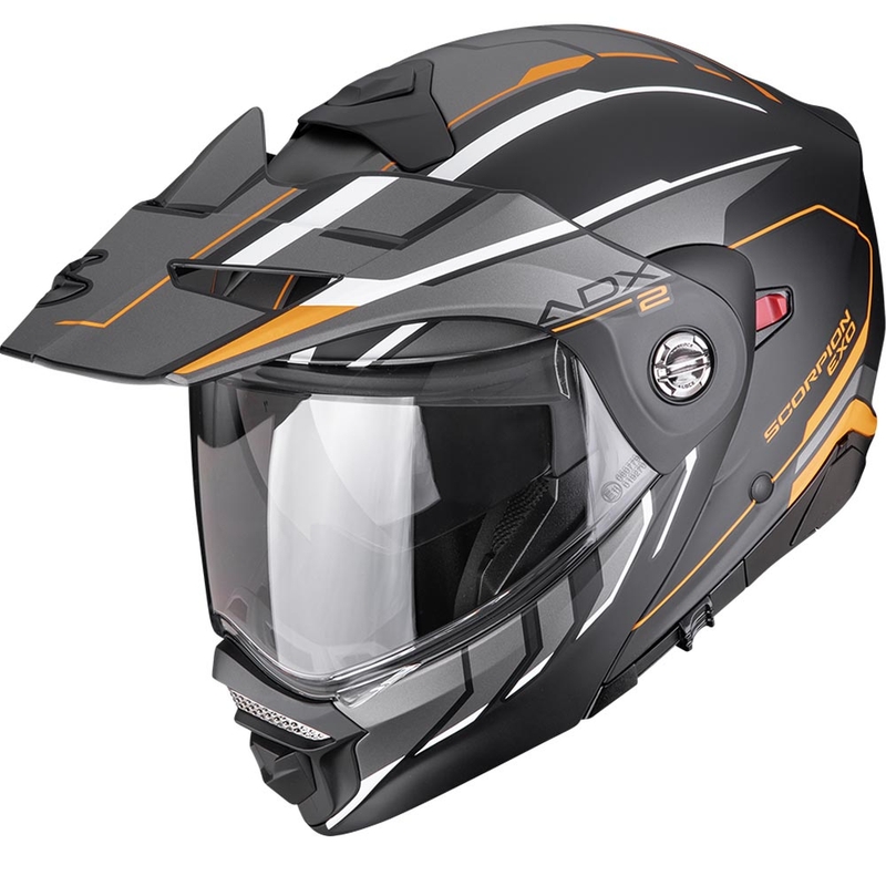 Enduro motorhelm Scorpion ADX-2 Walt matzwart-oranje