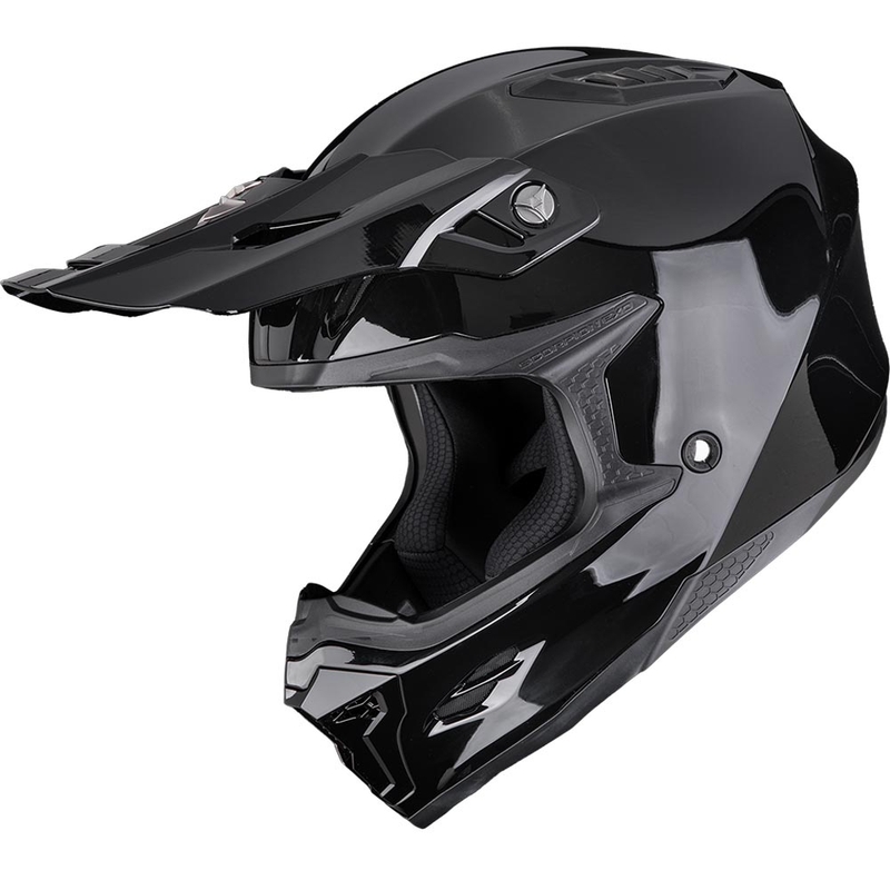 Scorpion SMX-10 Solid motorcrosshelm zwart