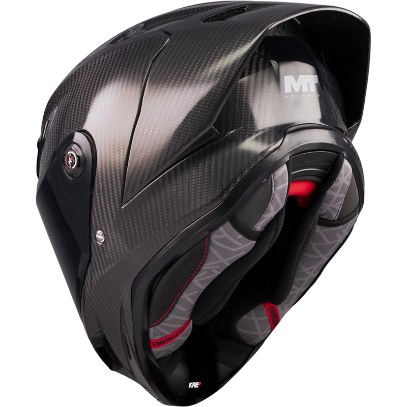 Integraal motorhelm MT KRE 2 PLUS FIM Racing#2 Carbon zwart