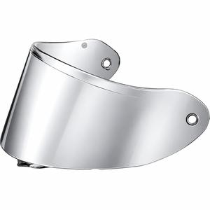 Vizier voor motorhelm ZED XD1 met voorbereiding voor FogCity-folie, spiegelzilver