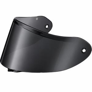 Vizier voor motorhelm ZED XD1 met voorbereiding voor FogCity-folie, donker rookkleurig