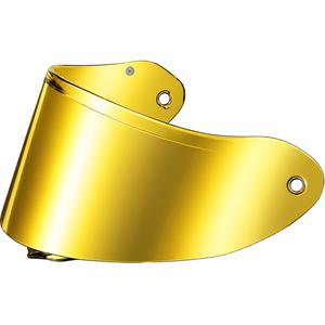 Vizier voor motorhelm ZED XD1 met voorbereiding voor FogCity-folie, spiegelgoud