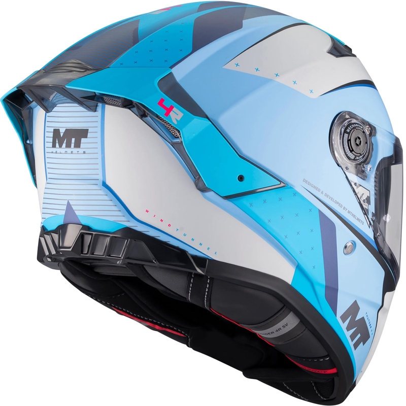Integraal motorhelm MT Thunder 4 R SV Wind Tunnel C7 matblauw-grijs