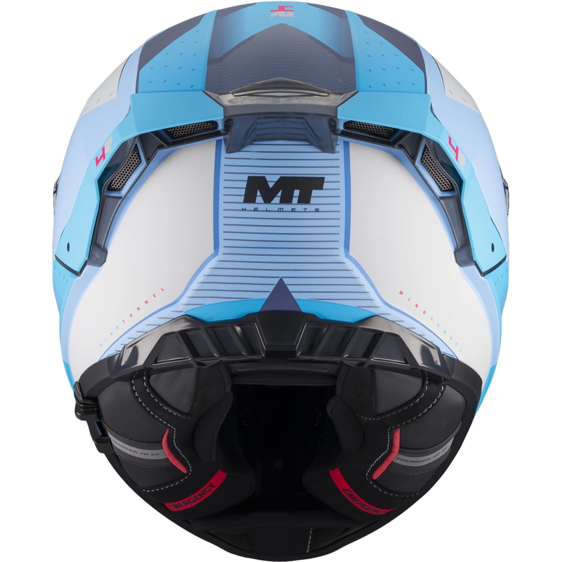 Integraal motorhelm MT Thunder 4 R SV Wind Tunnel C7 matblauw-grijs