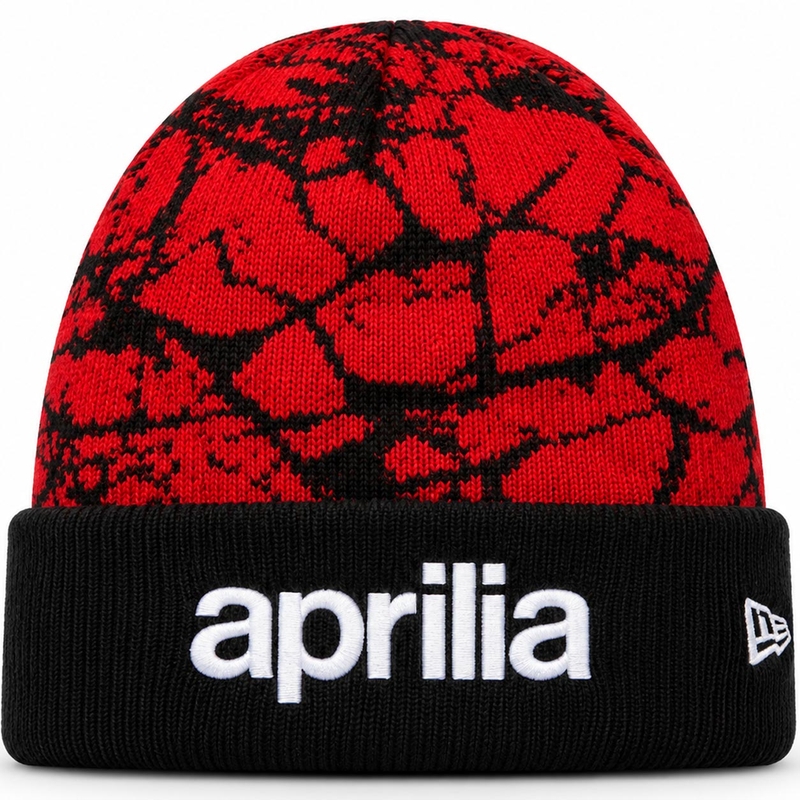 Aprilia Racing pet met rood-zwart logo