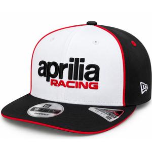 Aprilia Racing x New Era team edition pet zwart-wit