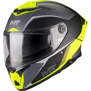Integraal motorhelm MT Thunder 4 R SV Wind Tunnel B3 zwart-grijs-fluor geel