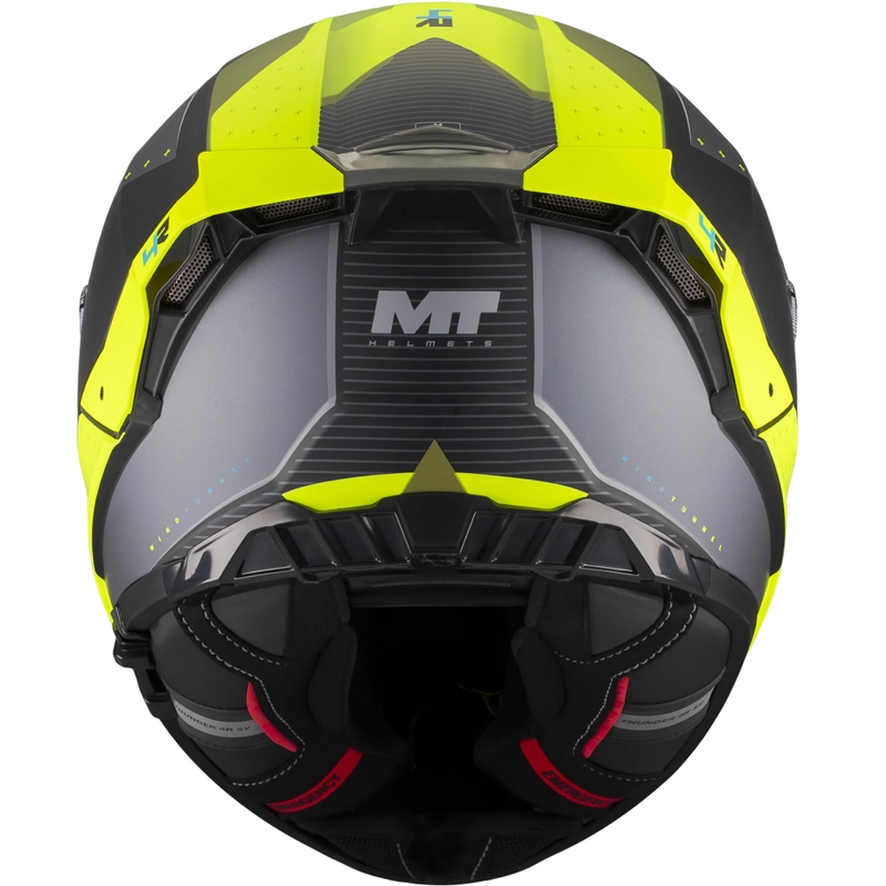 Integraal motorhelm MT Thunder 4 R SV Wind Tunnel B3 zwart-grijs-fluor geel