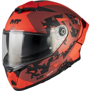 Integraal motorhelm MT Thunder 4 R SV Fast C5 matzwart-grijs-rood
