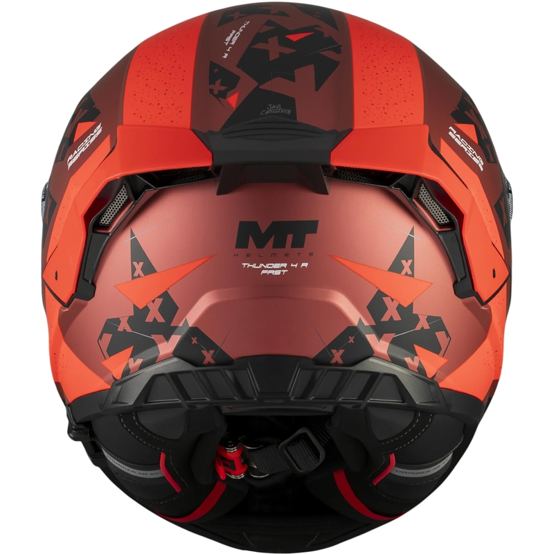 Integraal motorhelm MT Thunder 4 R SV Fast C5 matzwart-grijs-rood