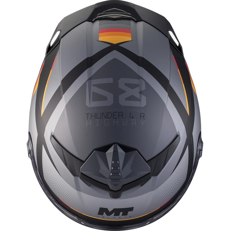 Integraalhelm MT Thunder 4 R SV Highway B5 matgrijs-zwart