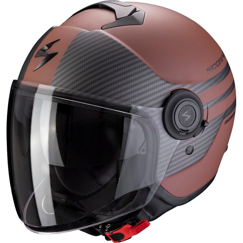 Otevřená přilba Scorpion EXO-CITY Moda hnědo-černá výprodej