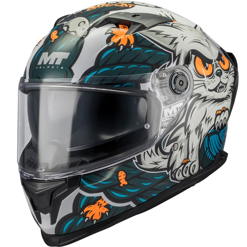 Integraalhelm voor motorfietsen MT Braker SV King A7 grijsblauw