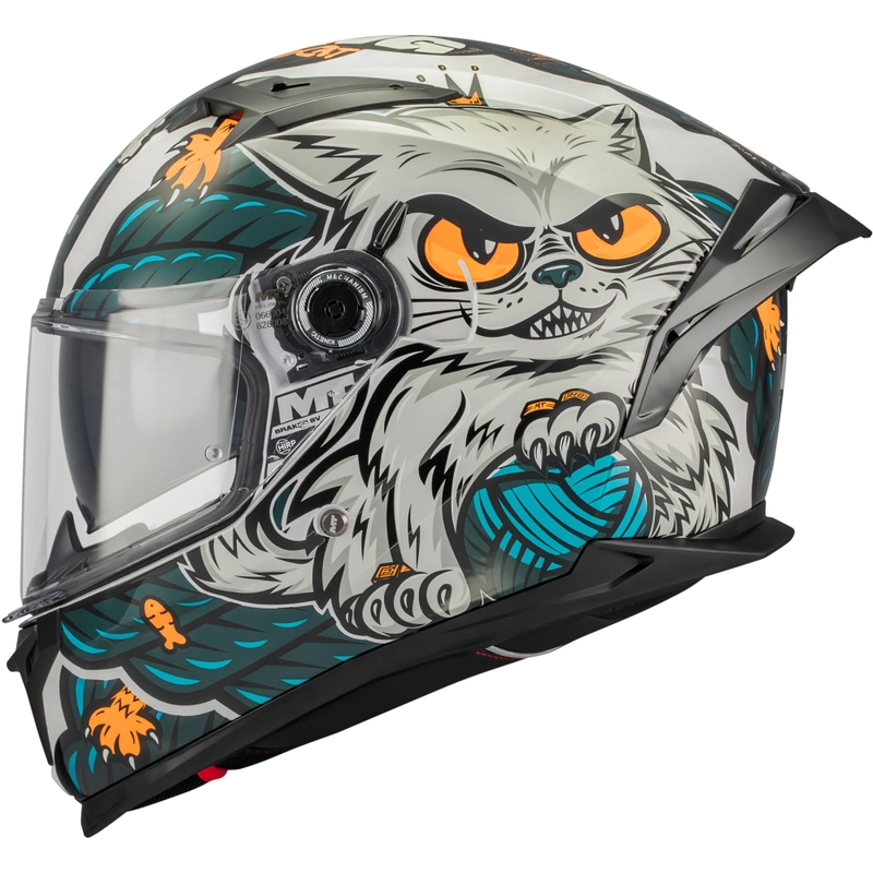 Integraalhelm voor motorfietsen MT Braker SV King A7 grijsblauw
