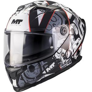 Integraal motorhelm MT Braker SV Blackboard B0 zwart-grijs