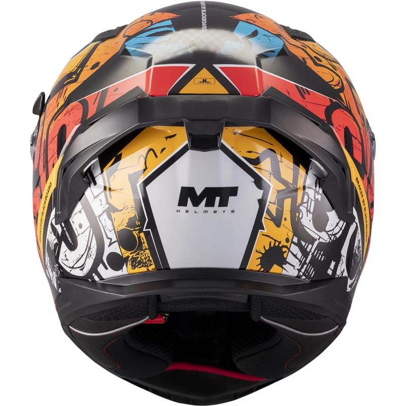 Integraal motorhelm MT Braker SV Blackboard B5 zwart-blauw-rood