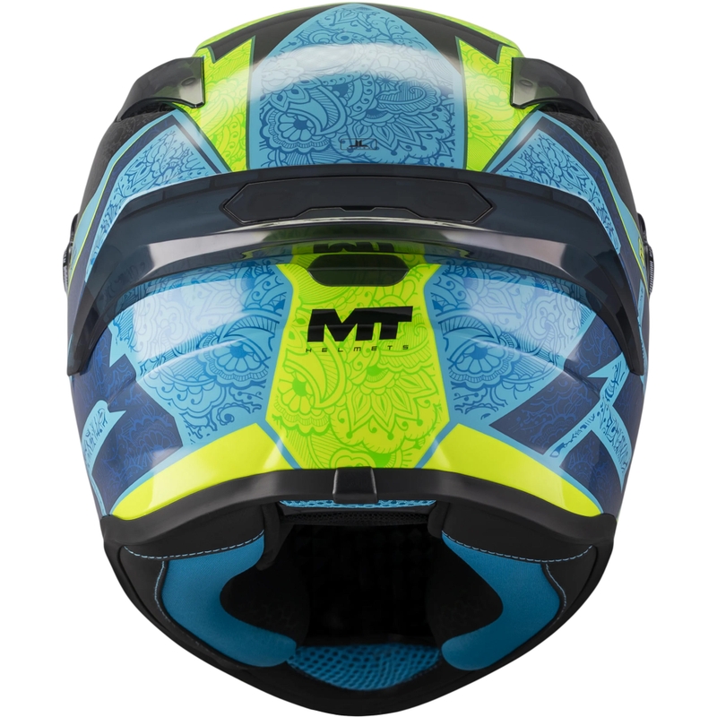 Integraal motorhelm MT Targo S Danish_26_Brasil C3 blauw-fluor geel-rood