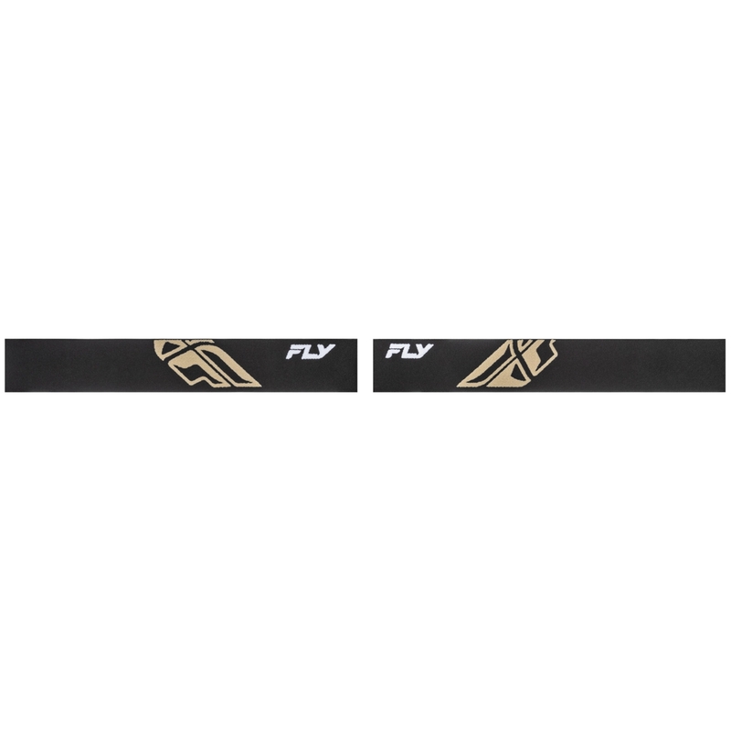 Fly Racing Focus motorcrossbril zwart-khaki met transparant plexiglas