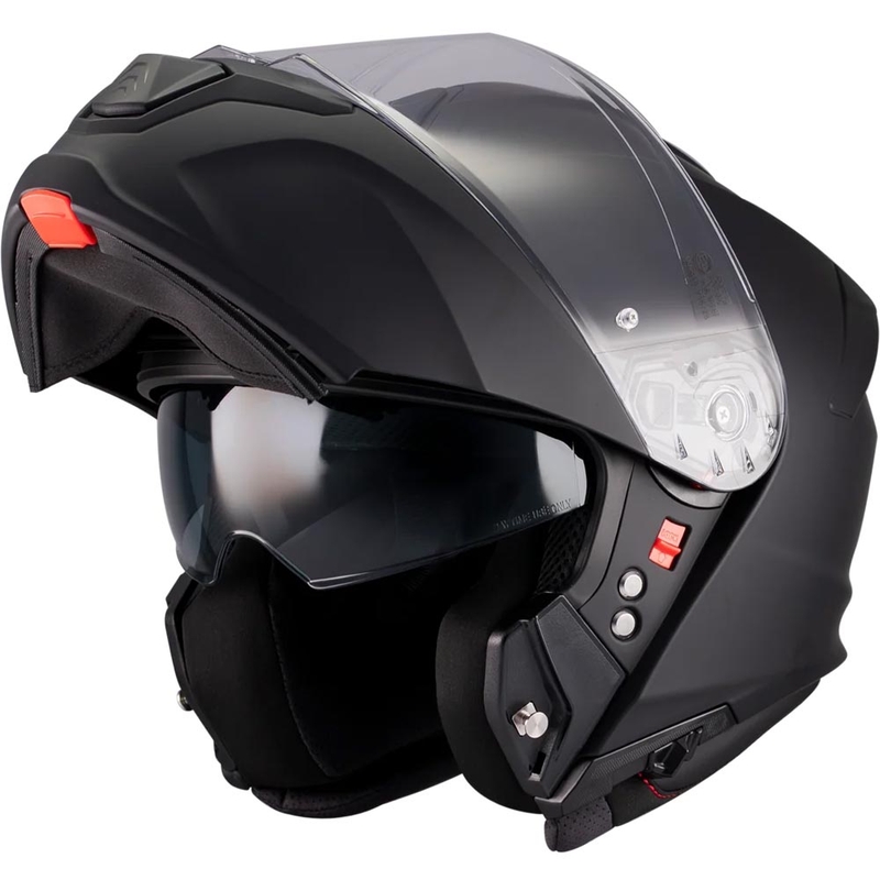 Opklapbare motorhelm MT Genesis R SV A1 matzwart