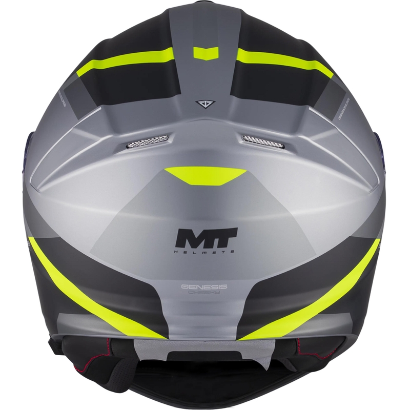 Opklapbare motorhelm MT Genesis R SV Cheeky C3 zwart-grijs-fluo geel