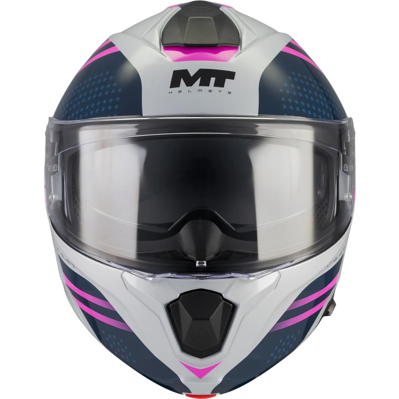 Opklapbare motorhelm MT Genesis R SV Vibe C8 grijs-blauw-roze