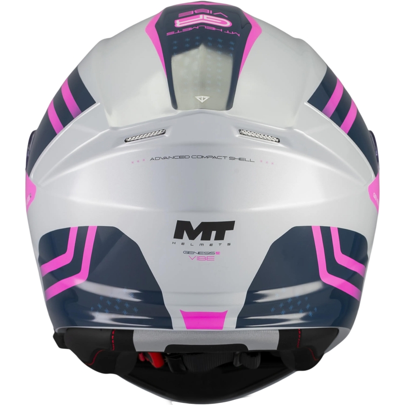 Opklapbare motorhelm MT Genesis R SV Vibe C8 grijs-blauw-roze
