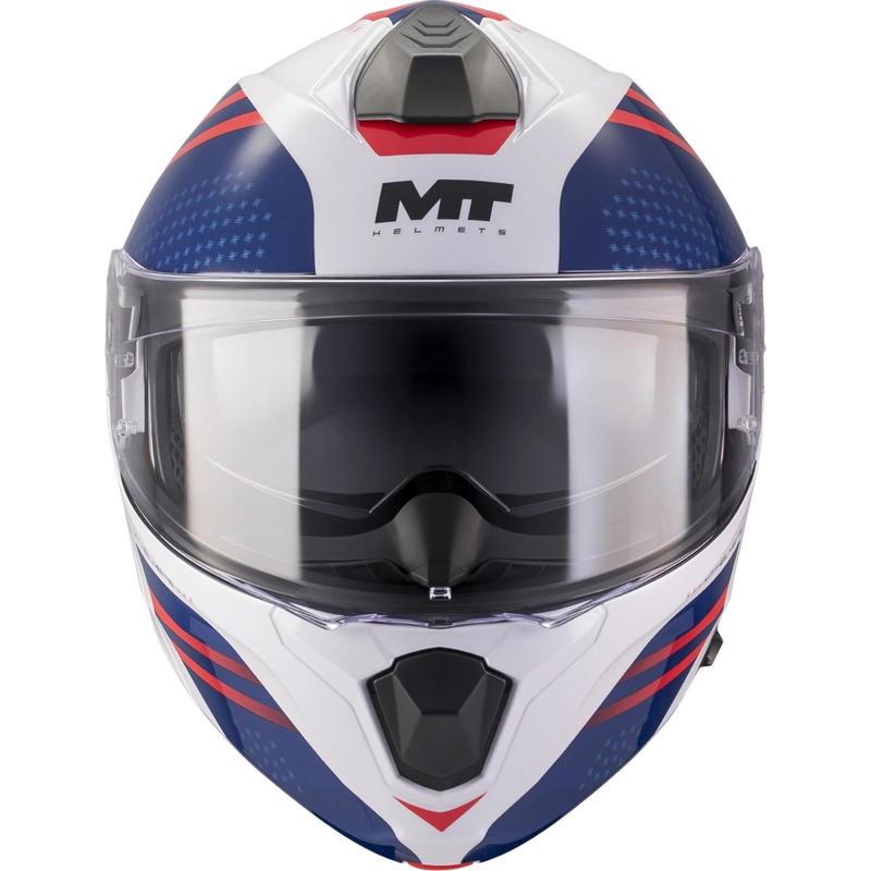 Opklapbare motorhelm MT Genesis R SV Vibe A7 wit-blauw-rood