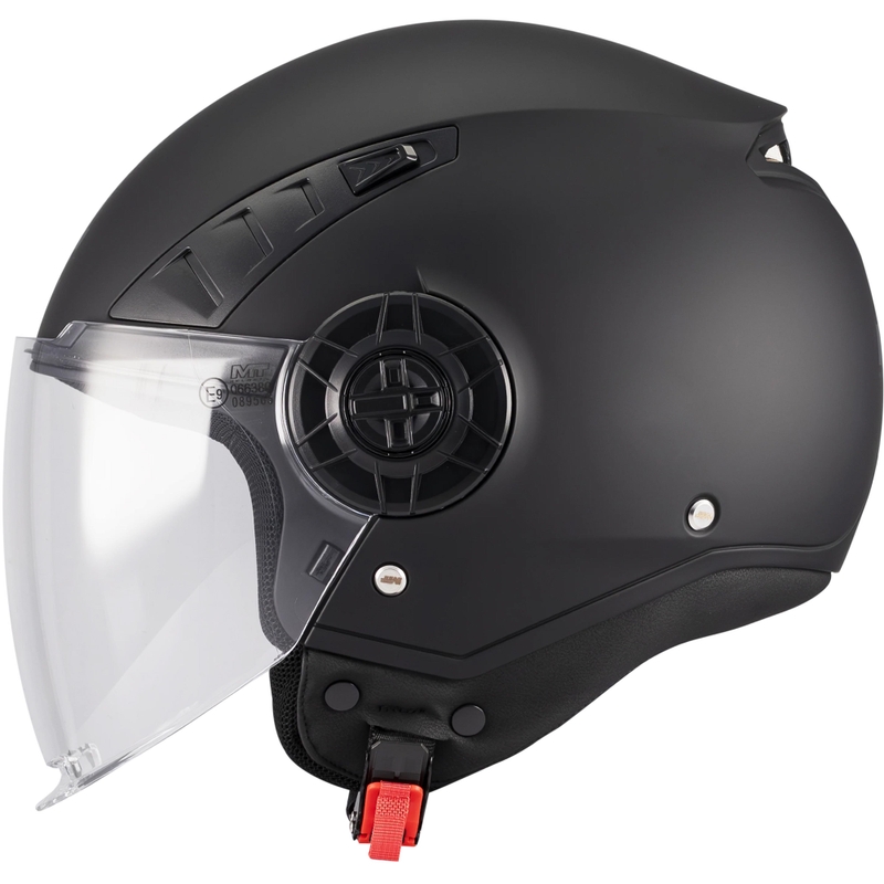 Open motorhelm MT Aeris Pure A1 matzwart