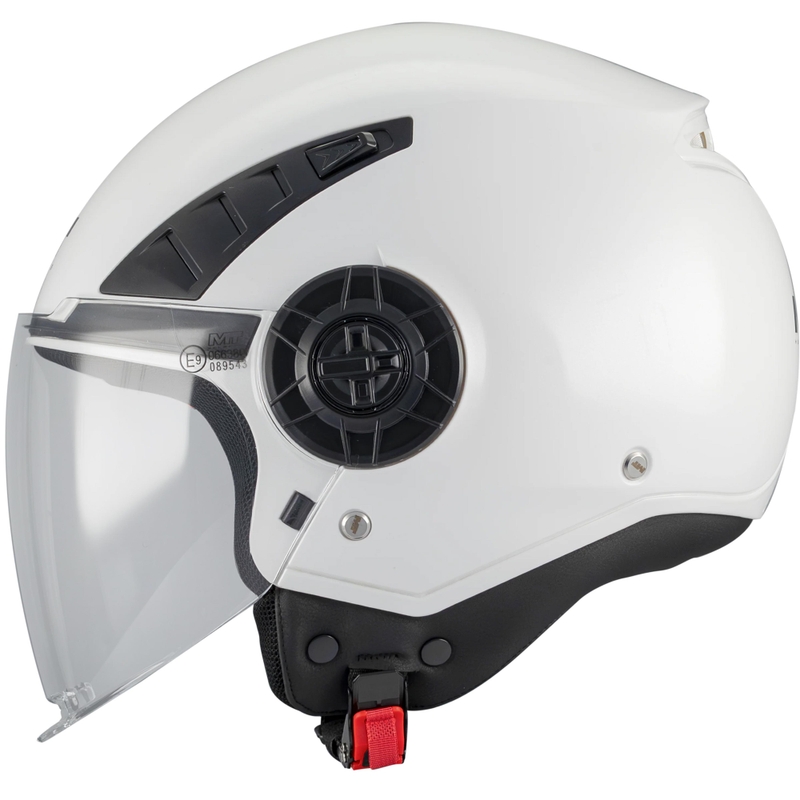 Open motorhelm MT Aeris Pure A1 wit