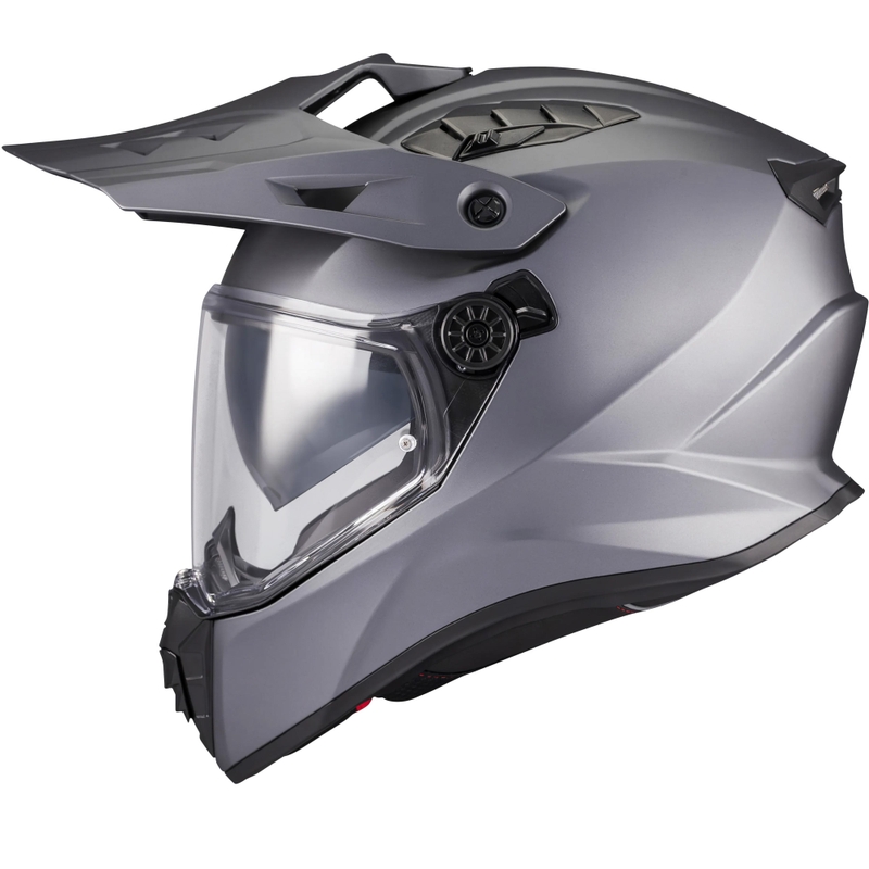 Enduro motorhelm MT Track SV Pure A2 matgrijs