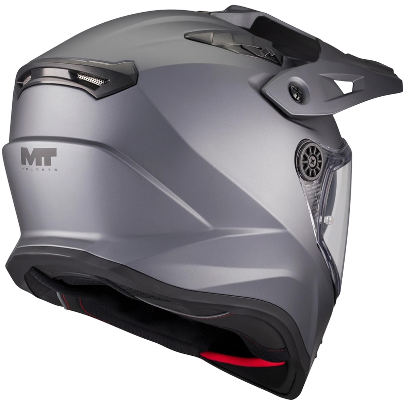Enduro motorhelm MT Track SV Pure A2 matgrijs