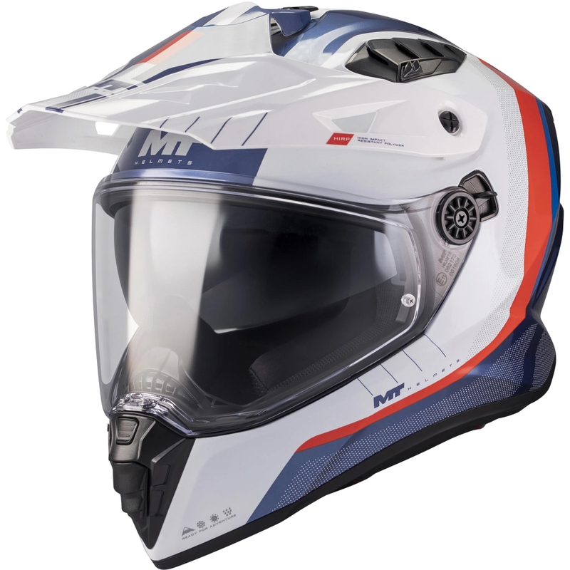Enduro motorhelm MT Track SV Nomad C0 blauw-wit-rood