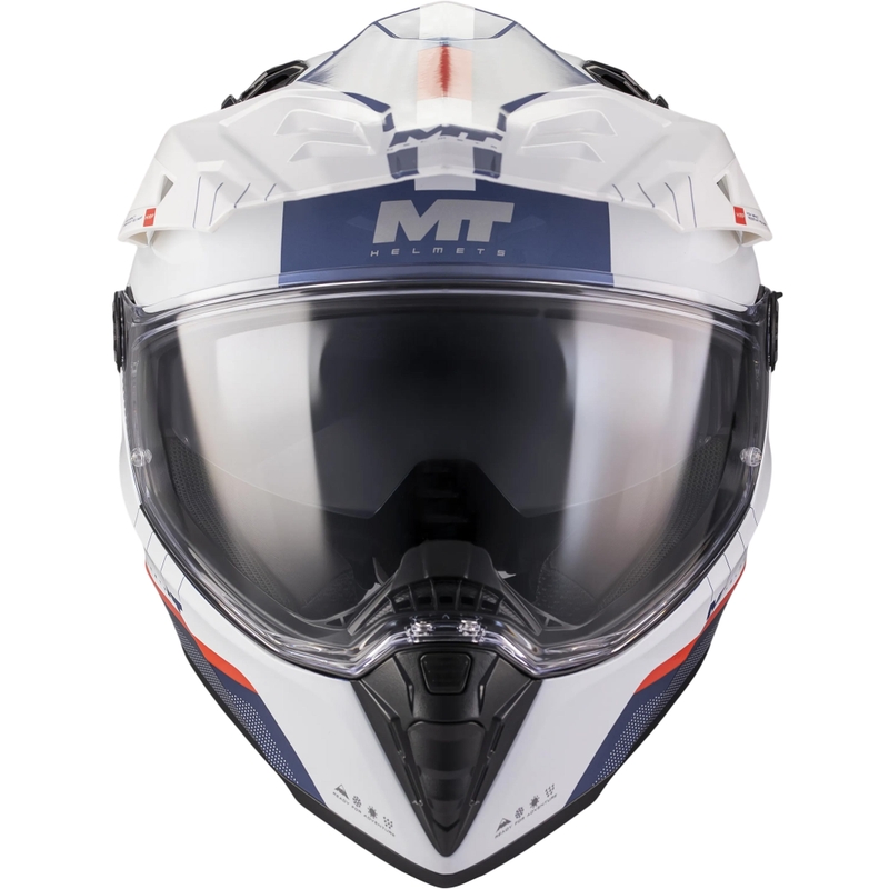 Enduro motorhelm MT Track SV Nomad C0 blauw-wit-rood