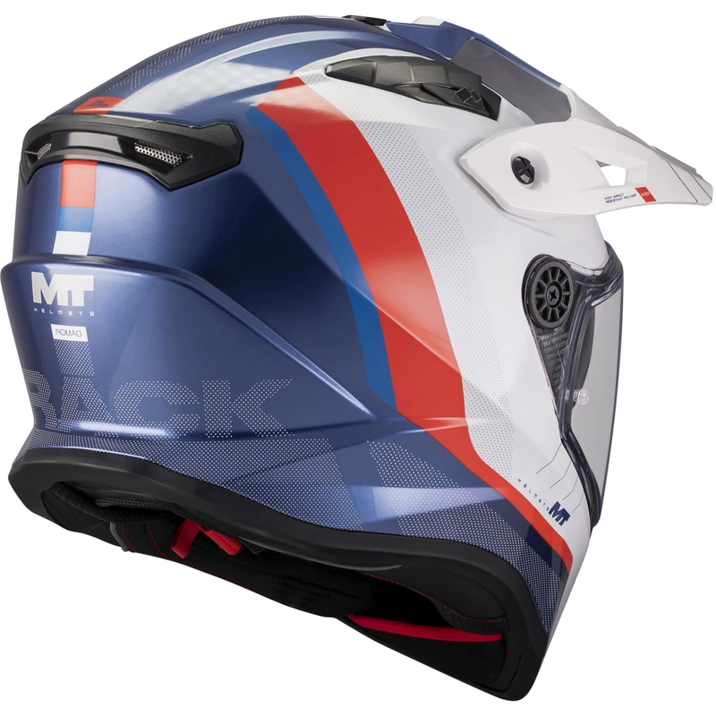 Enduro motorhelm MT Track SV Nomad C0 blauw-wit-rood