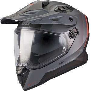 Enduro motorhelm MT Track SV Nomad B25 matzwart-grijs-rood