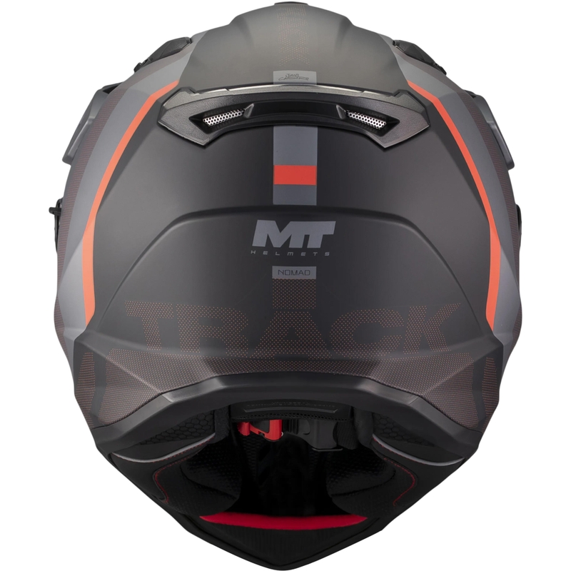 Enduro motorhelm MT Track SV Nomad B25 matzwart-grijs-rood
