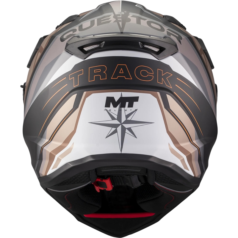 Enduro motorhelm MT Track SV Questor B9 matzwart-bruin