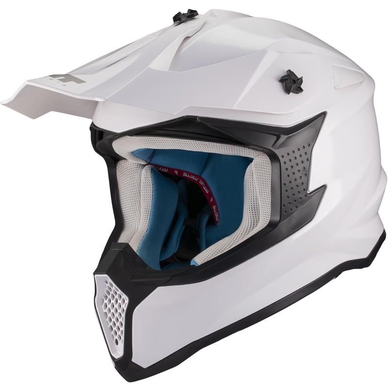 Motocrosshelm MT Falcon S Pure A0 wit