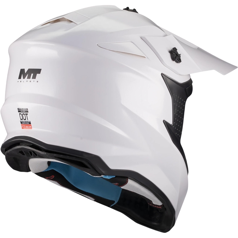 Motocrosshelm MT Falcon S Pure A0 wit