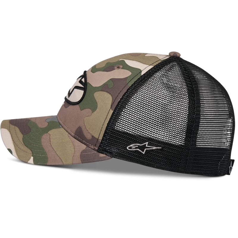 Alpinestars Oblique Camo Trucker Cap groen-camouflage-zwart