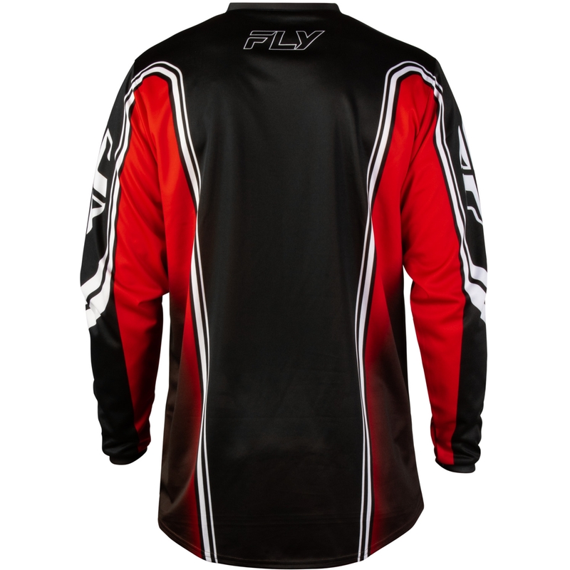 FLY Racing F-16 Raze motorcrossshirt zwart-rood-wit