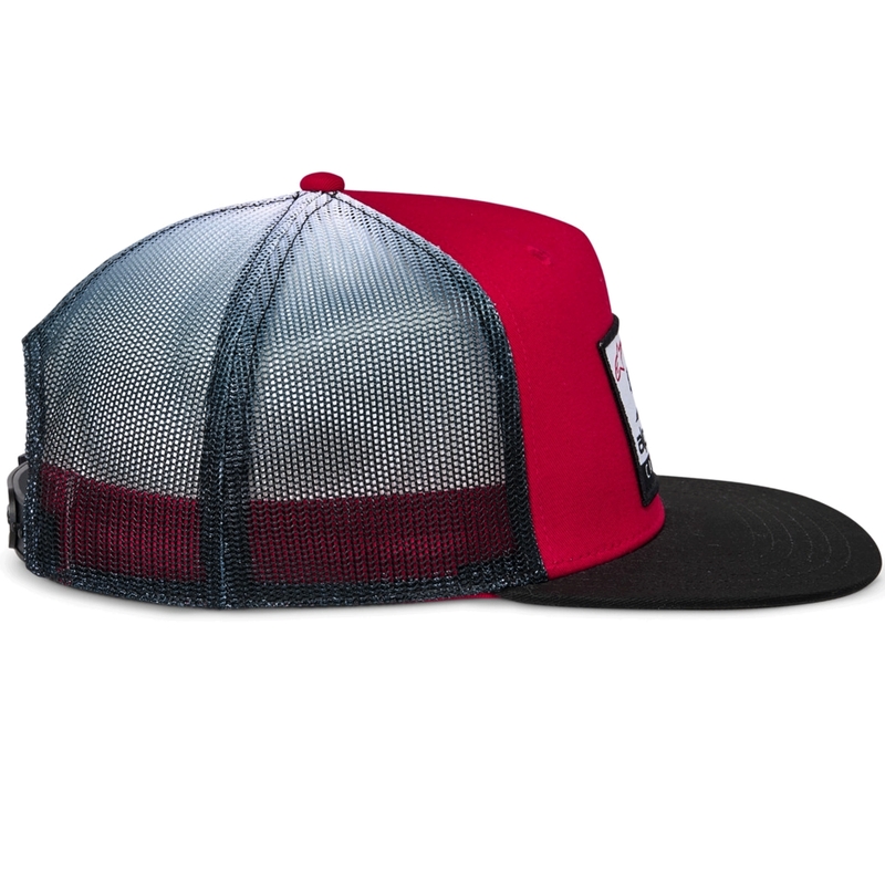 Alpinestars Cali Gradient Trucker Cap rood-zwart-wit